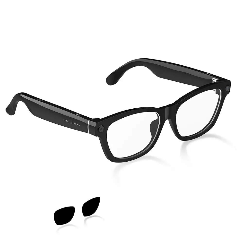 

Ailexpress-Free Shipping-AI Smart Glasses with 800W HD Camera & 1080P Video Recording | AI Translation Assistant & Voice Control