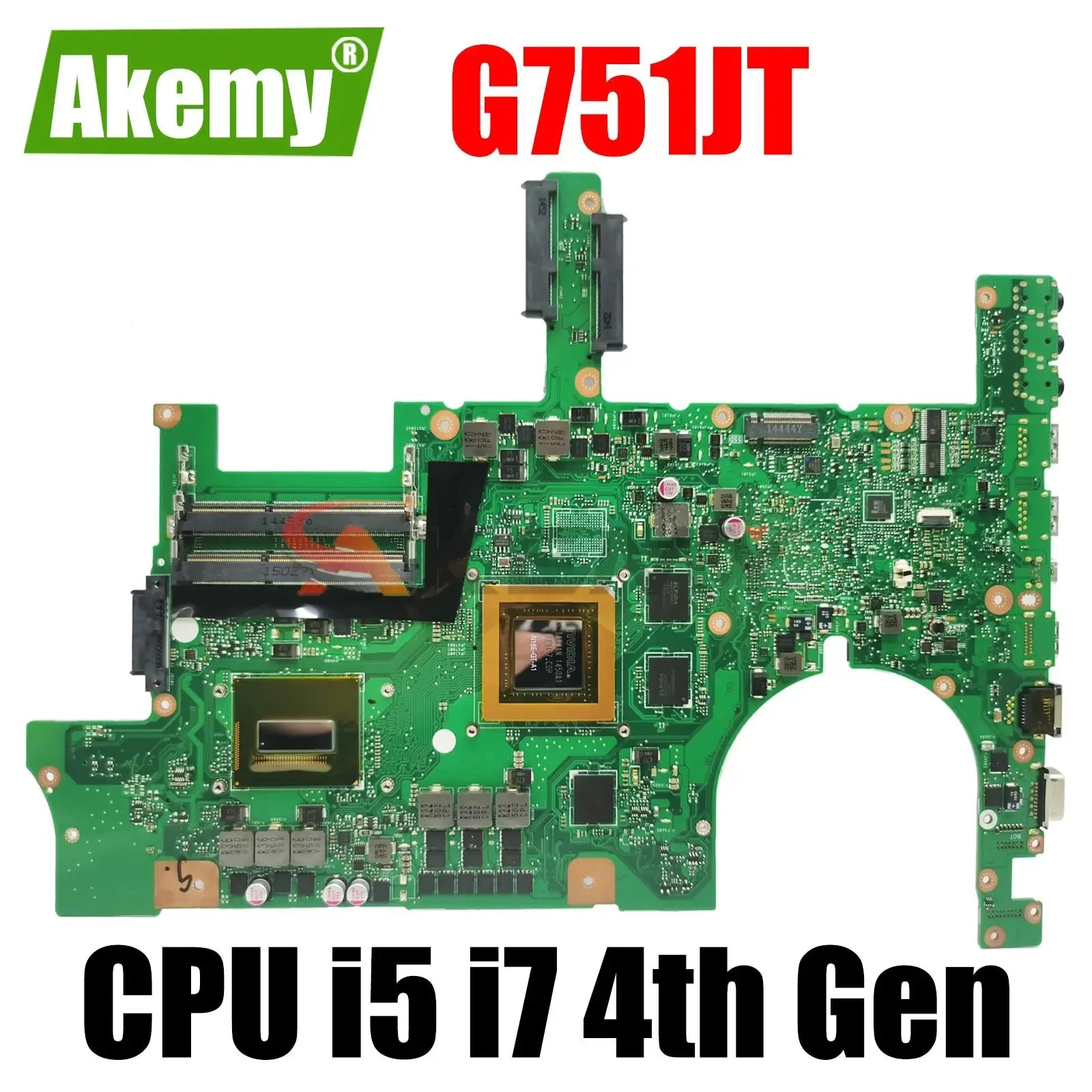 

For ASUS G751 G751JY G751JT G751JL G751JM Motherboard G751J ROG G751JA G751JU G751JW G751JTR G750JT G752JT G751JX G751JM