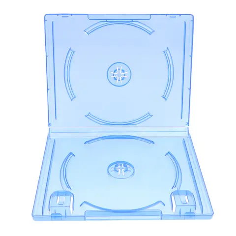 1Pc Replacement Case For PS4 Game Double Disc Spare Blue Game Blu-Ray Box 2 CD