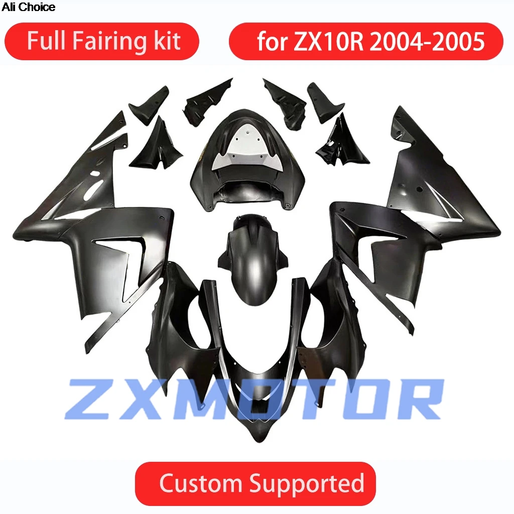 Fit For Kawasaki ZX 10R 2004 2005 Fairing Kit ZX10R 04 05 Motorcycle Aftermarket Body Works Cover Fairings