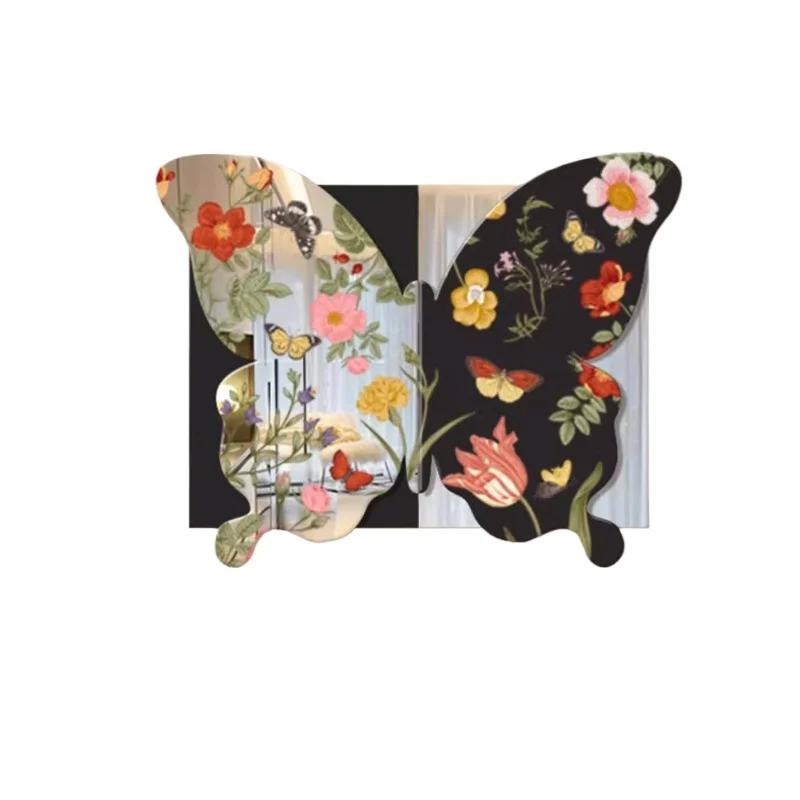 غطاء لوحة كهربائية على شكل فراشة عتيقة - لوحة زخرفية على الطراز العتيق لمرآة منزلقة للوحة المفاتيح وصندوق المرافق #6