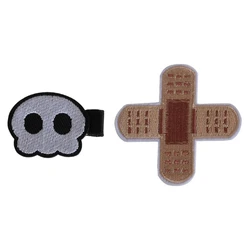 Y2K Hair Clip Skull Hair Barrettes Hot Girls Bangs Hair Clip for Woman Girls Halloween Taking Photo Bangs Anti-slip Hairpin