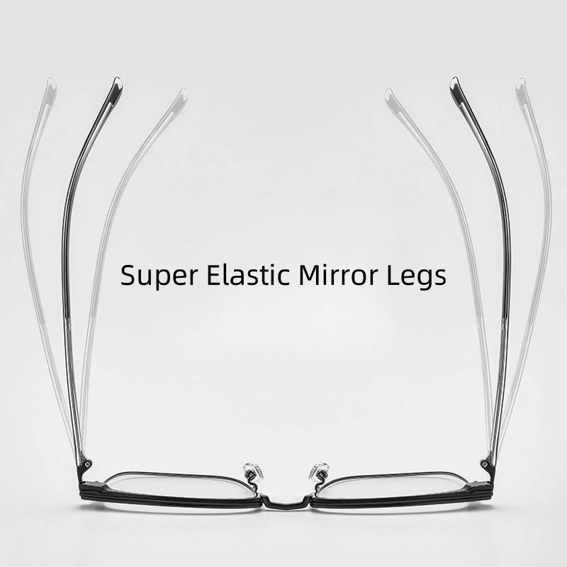 FIRADA Fashion Ultra Light Glasses Retro Comfortable Square Eyewear Plus Size Prescription Eyeglasses Frame For Men Women 71003K