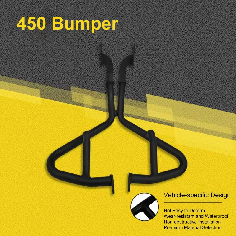 

Crash Bar Motorcycle Bumper Canvas Edge Pack Folding Backrest Fender Spotlight Modification Accessories for 2025 CFMOTO 450CLC