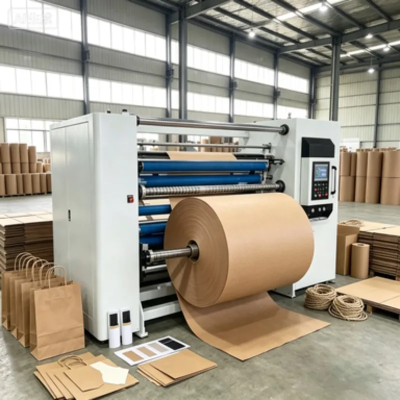 High Performance Low Maintenance Automatic Slitting Rewinding Machine 1300mm Width Paper Tape Slitter Rewinder Machine