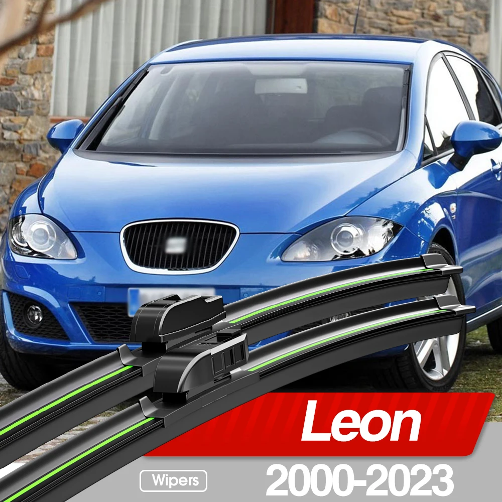 Do Seat Leon 1M MK1 1P MK2 5F MK3 KL MK4 2000-2023 Pióra wycieraczek przedniej szyby 2szt Akcesoria do szyb przednich 2012 2018