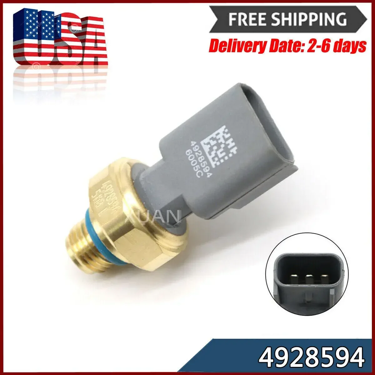 4928594 New Car Pressure Sensor For DODGE RAM 2500 3500 4500 5500 For FORD F-650 F-750 4921497 4903479 4087989 4087989NX