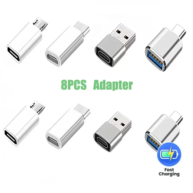 8Pcs Set Of USB-C T…