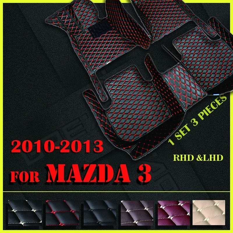 

Car floor mats for mazda 3 2010 2011 2012 2013 Custom auto foot Pads automobile carpet cover