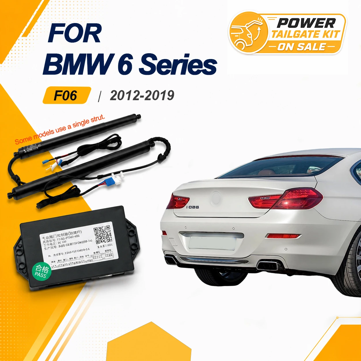 For BMW 6 Series Gran Coupé F06 2012-2019 Car Power Trunk Lift Electric Hatch Tailgate Tail Gate Strut Auto Rear Door Actuator