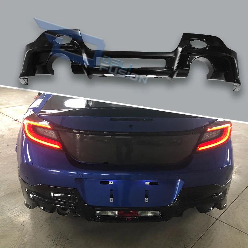

For 22- Subaru BRZ ZD8 Toyota GR86 ZN8 TD Style Rear Diffuser (Dual-Single Outlet) ABS Primer Car Exterior Modified Accessories