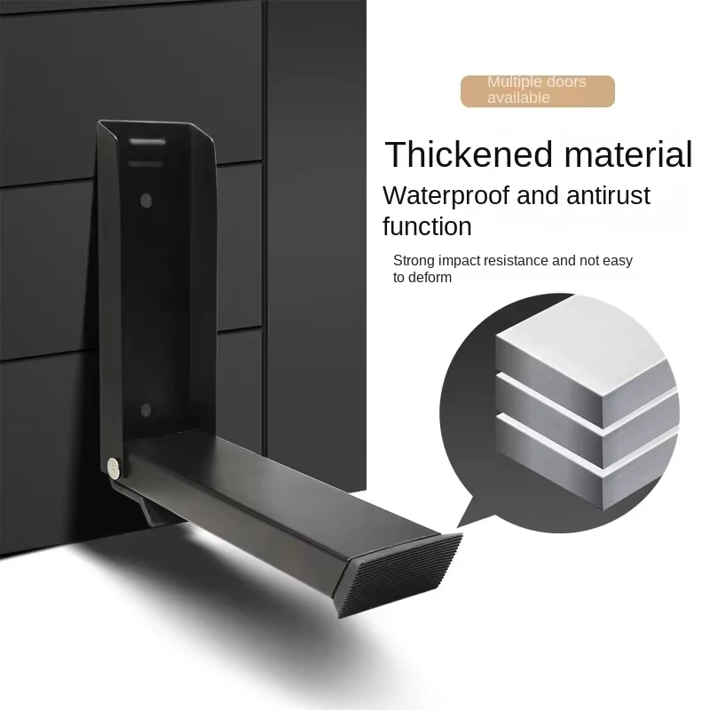 Door Stopper Stainless Steel Strong Suction Wall Protector Pedal Kick Down Door Stop Anti Collision Floor Holder for Home Hotel image 2