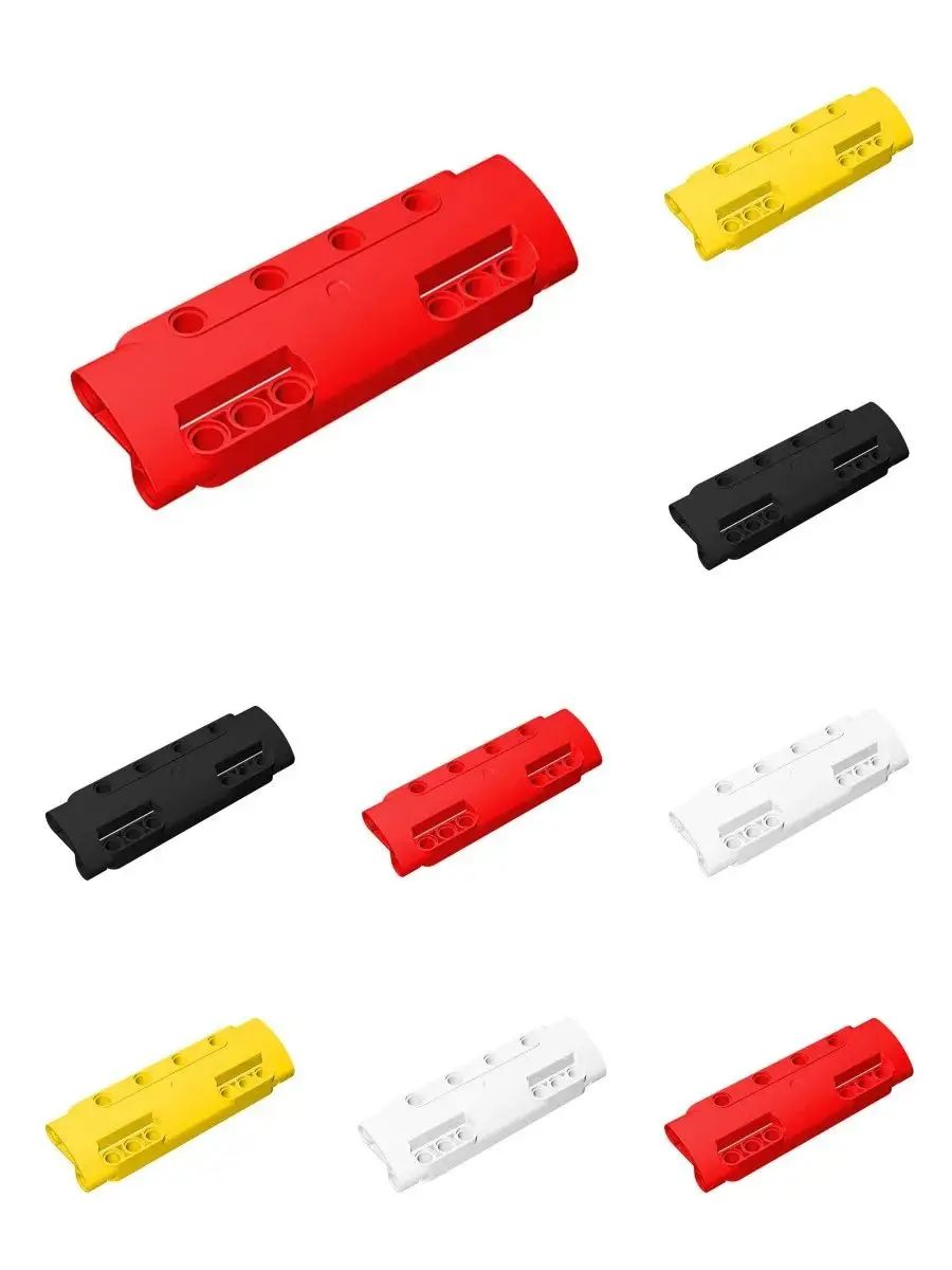 Panneau incurvé 11954, 11x3, 10 trous de broches, jouet en brique pour blocs de construction techniques MOC compatibles de haute technologie, 10 pièces