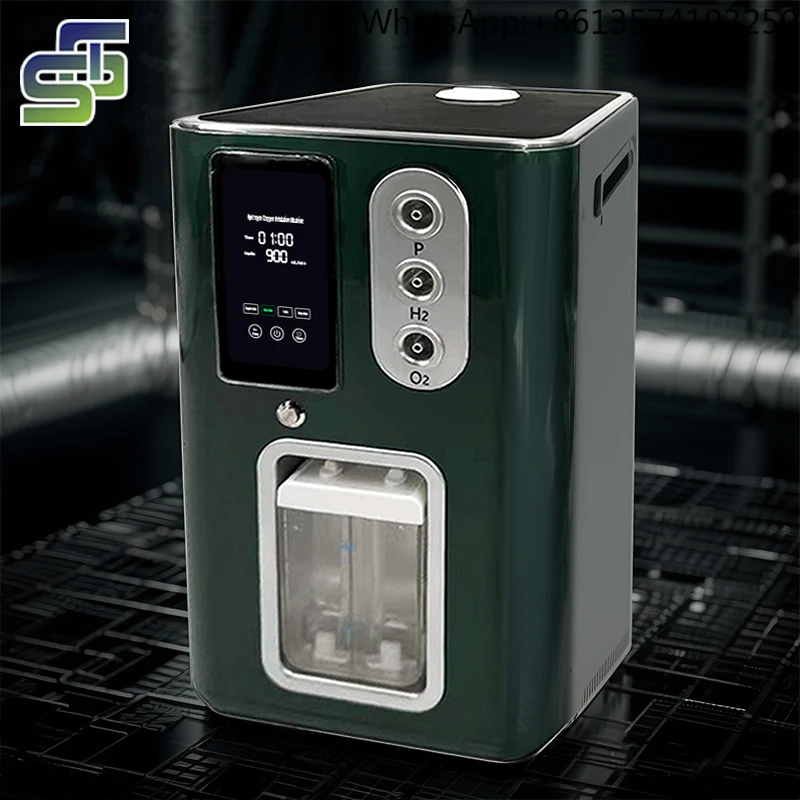 

For Professional Hydrogen Inhalation Machine Supplier, Custom 1500ml/min Flow Molecular Hydrogen Breathing Device with Nasal Tub