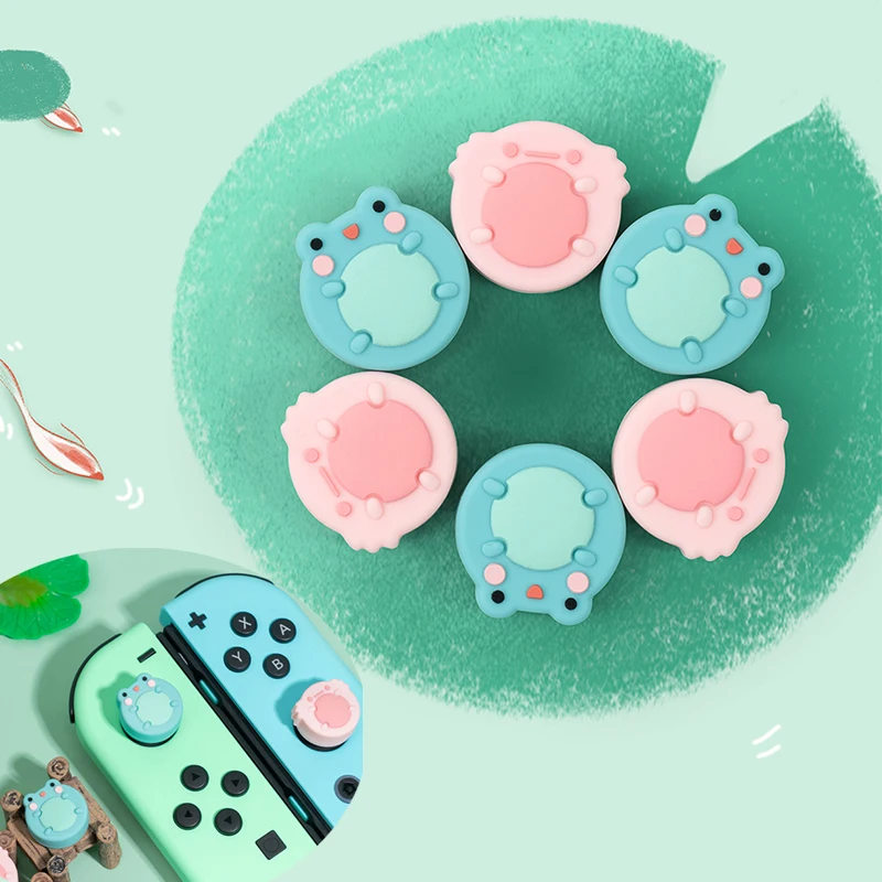 Cute Frog Funda Case for Nintendo Switch OLED Protective Case Hard PC Cover JoyCon Controller Gaming Accessories for Switch