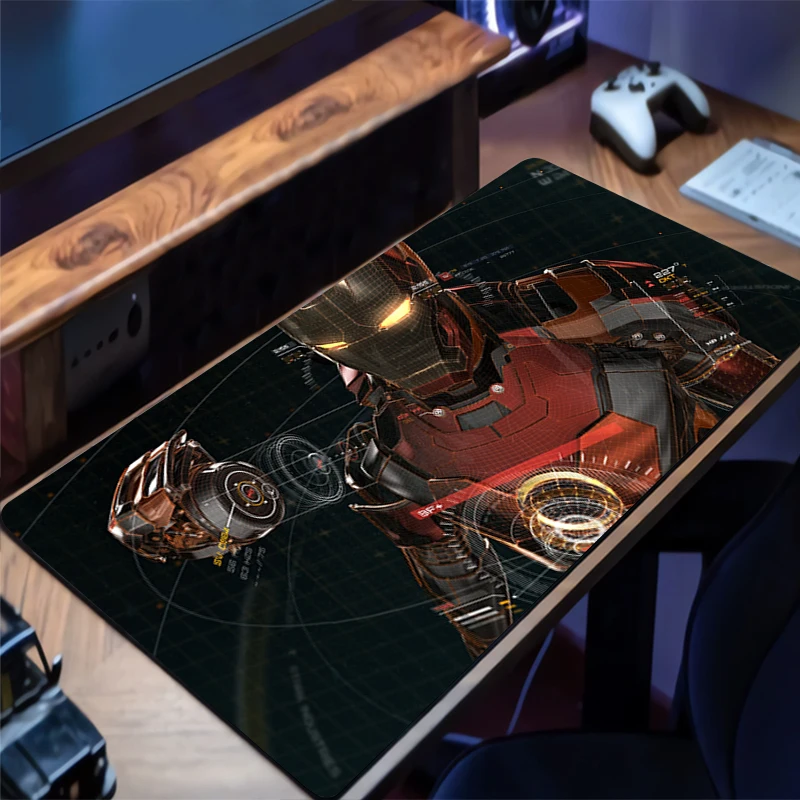 

Anime I-iron Man Mouse Pad Gamer Keyboard Pad Desk Mouse Mat Carpet Rubber Tapis Souris Gaming Notbook PC Mousepad