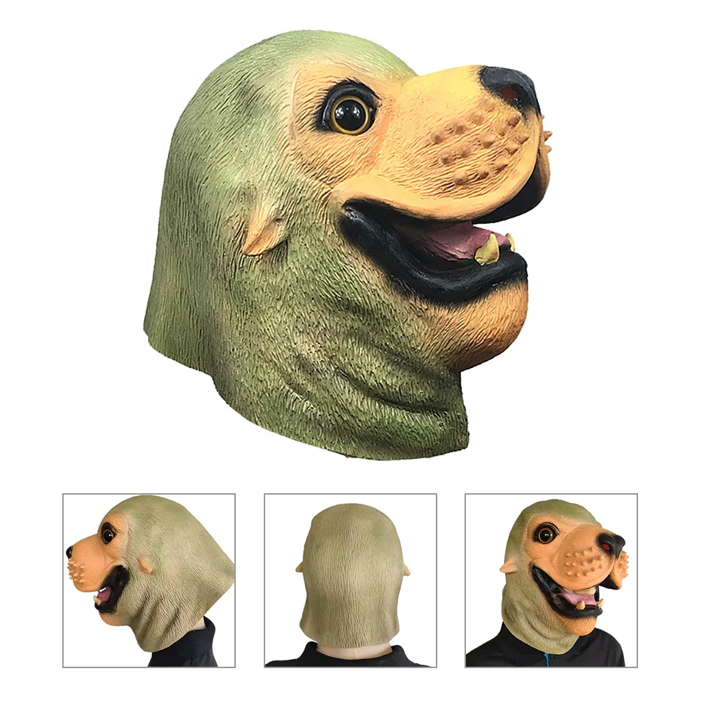 

Sea Lion Headdress Masquerade Mask Cosplay Hat Costume Accessory Ugly Animal Carnival Masks for Adults Emulsion suit