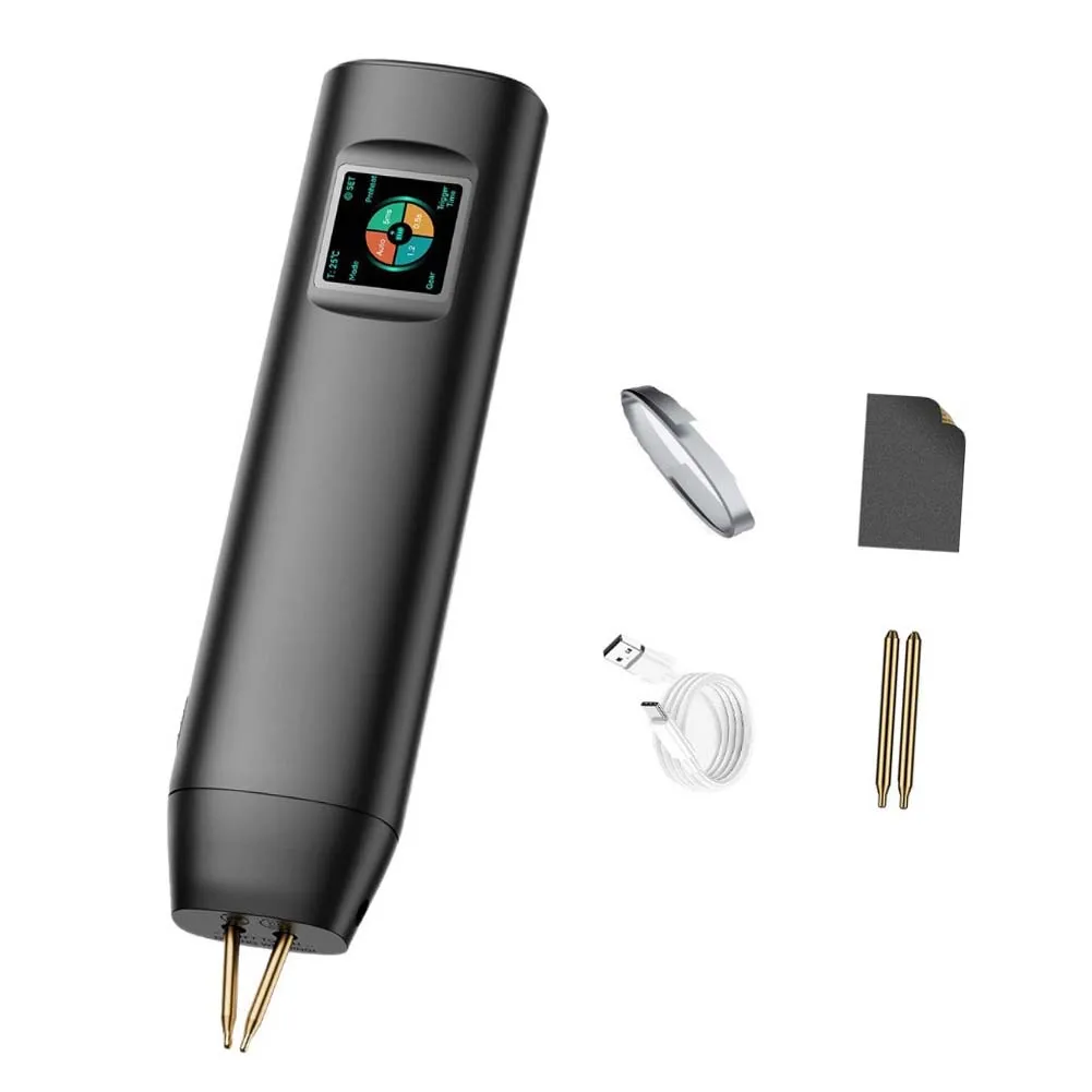 For Thick Material Welding Portable Welding Pen Dual Head Welding Pen Welding Machine 2000 Welds Capacity Overheat Protection