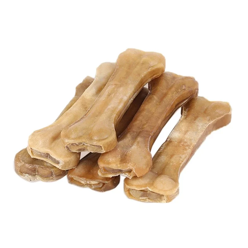 Durable Dog Chew Toys Cowhide Bones Dental Sticks Puppy Treats Supplies Cleaning Teeth Healthy Snacks for Small Medium Large Dog