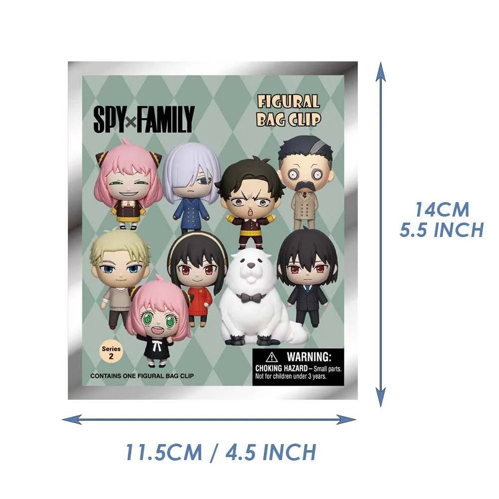 1pc Spy X Family Officially Licensed 3D Mystery Bulk Bag Clip Spy X Family Loid Forger Anya and More  Character Gifts for Friend