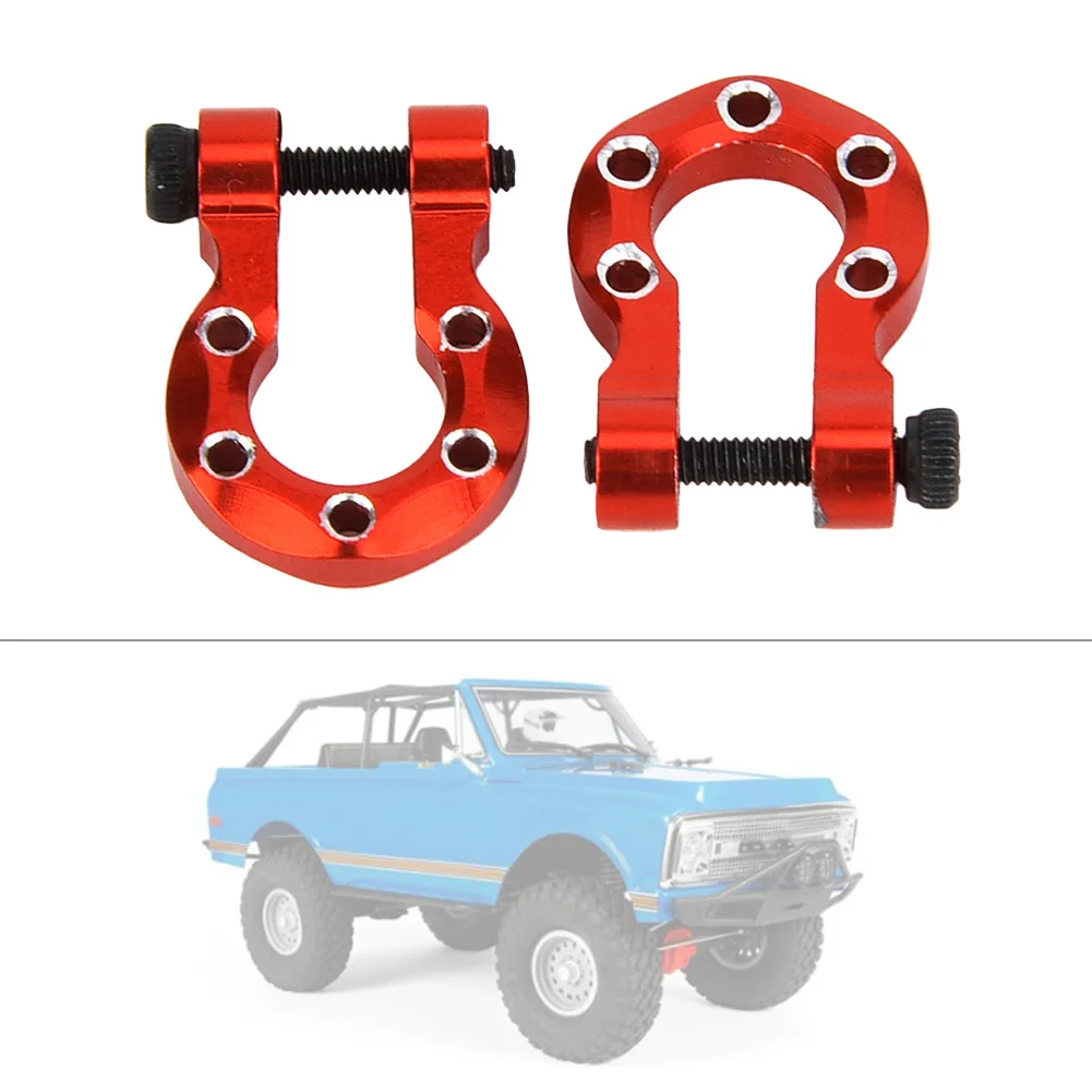 

2pcs Metal RC Trailer Hook Decoration Parts Fit Made of Quality Metal Material For TRAXXAS TRX-4 1/10 RC Crawler Component