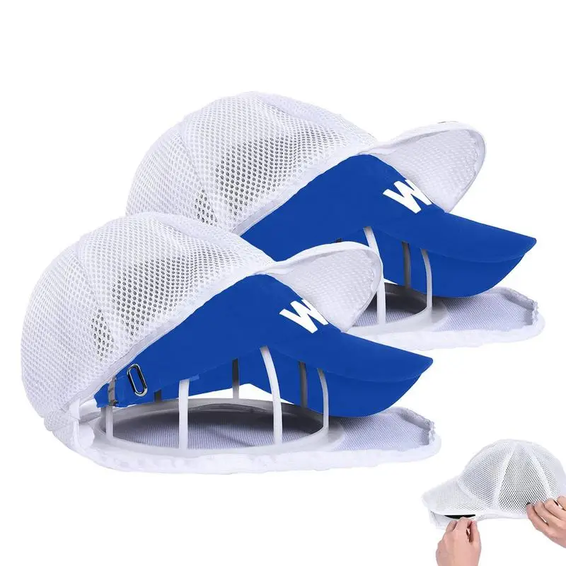 2pcs Baseball Cap Washer Hat Cleaning Kit With Hat Washer Cage And Laundry Bag Double deck Hat Cleaners Shaper Protector