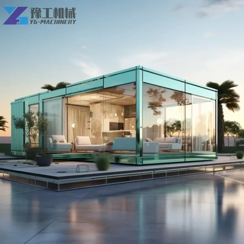 YG 20/40ft منزل حاوية منزلية صغيرة عالية الجودة هيكل فولاذي مسبق الصنع منزل حاوية سقيفة الماشية مستودع