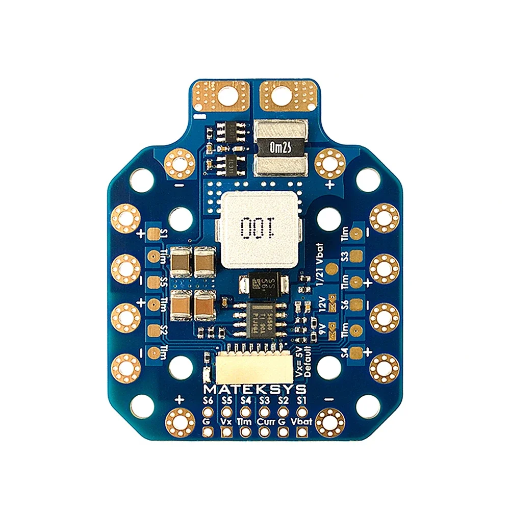 MATEKSYS PDB-HEX 12S 5A 5V/9V/12V BEC Power Distribution Board PDB 30.5X30.5mm 20X20mm for RC FPV Multirotor X-CLASS Drone