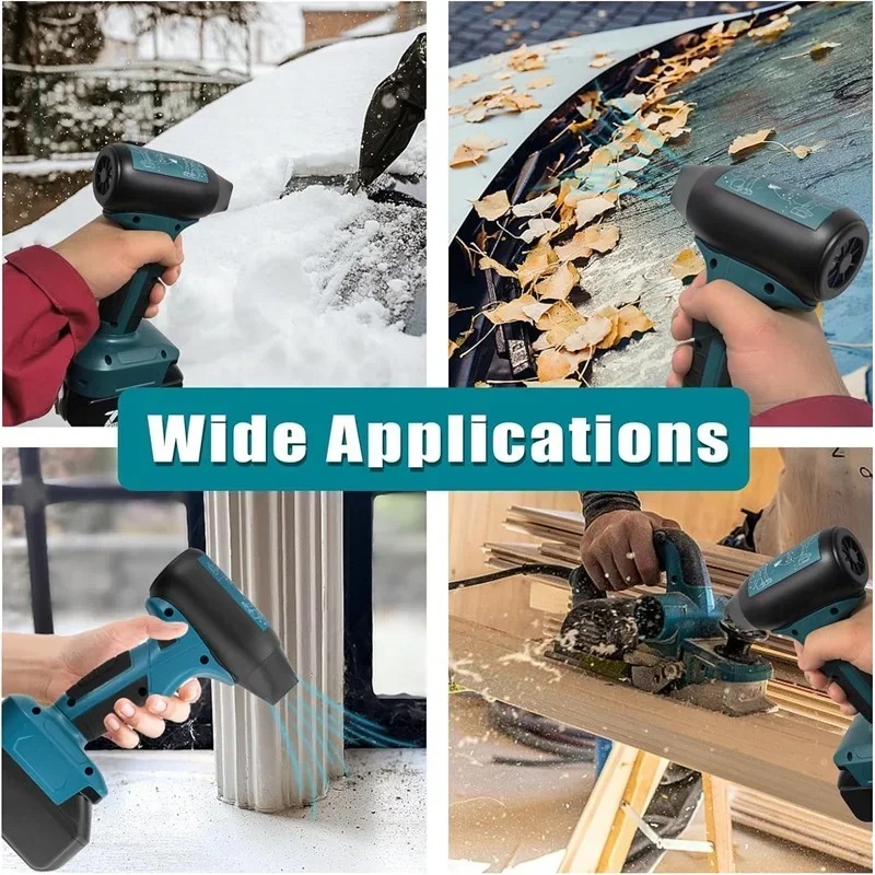 لماكيتا/ديوالت/ميلووكي/بوش 130000RMP 4-Speed يده توربو مروحة نفاثة منفاخ الهواء سيارة منفاخ عنيف غسيل السيارات مسدس هواء مجفف #5