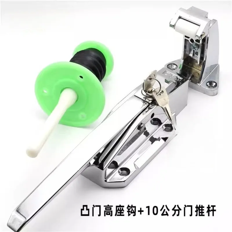 Zinc alloy cold storage door lock 1178 cold storage convex flat door safety handle quick-frozen cold storage door lock