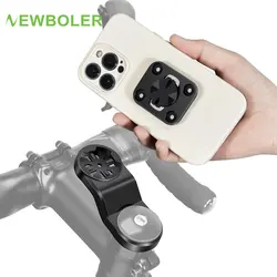 NEWBOLER Bicycle Phone Holder Universal Center Handlebar Cycling Mobile Phone Bracket For Bike Computer Mount