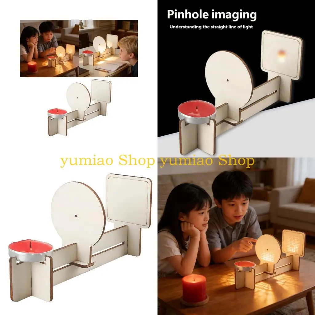 587B Physics Teaching Tool For Small Hole Imaging Experiment With Wooden Structure