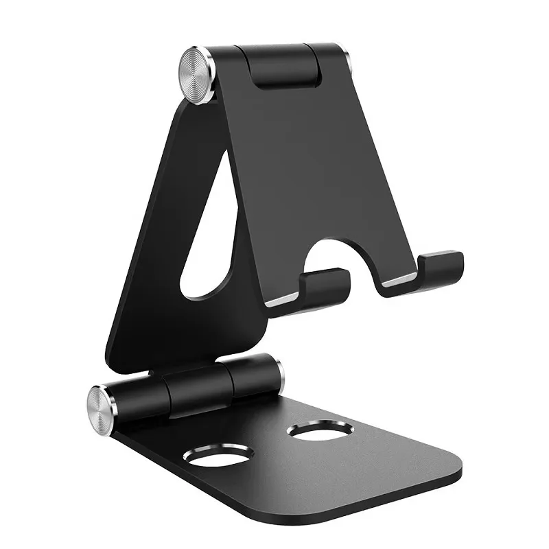 

Adjustable Foldable Solid Aluminum Phone Tablet Stand Universal Desktop Holder for All Smartphones Tablets