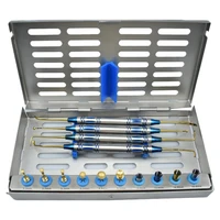 Kit de elevación de senos dentales, taladros para implantes, tapones, separador periosteal, planta, taladro de elevación externo, herramientas quirúrgicas