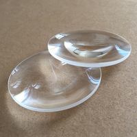 30mm 36mm 40mm 50mm 110mm 10x 8x 6x 5x Magnifying Lens Optical Glass Double Convex Magnifier Optics Experimental Instrument