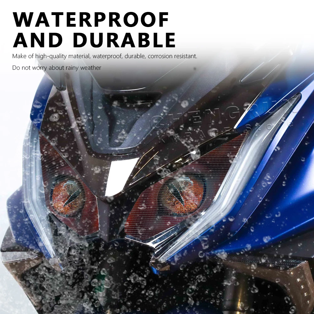 مصباح أمامي للدراجات النارية مقاوم للماء ، شارات للدراجات النارية ، كيمكو ، AK550 ، ملصق ، من من من من الخارج ، إكسسوارات