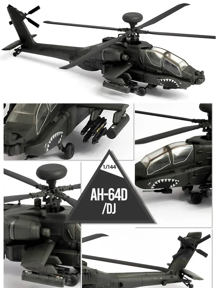 أكاديمية 1/144 مقياس أطقم منمذجة 12625 بوينغ AH-64 أباتشي المروحيات تجميع