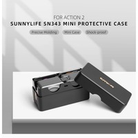Sunnylife-SN343 FOR DJI Action2 storage box Sports Camera Accessories mini portable fall protection box Action 2 Accessories