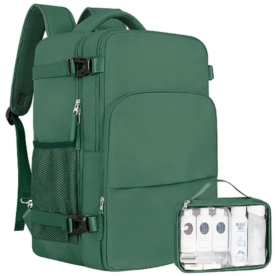 

Travel laptop Backpack for Women, Personal Item Size Flight Approved, 16 Inch Laptop Bag with Multi-Pockets, Hiking Backpack, W