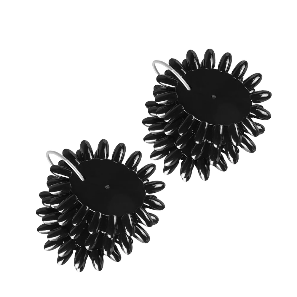 

160pcs Sunflower Design Nail Display Card Durable Multi-Color Showcase For Manicure Salon Professional Distinction Tool