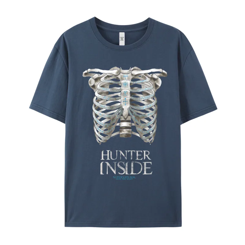 Normal Supernatura Hunter Inside 206 T-shirts for Men Family Christmas Crewneck All Cotton Short Sleeve T-shirts T Shirts image 6