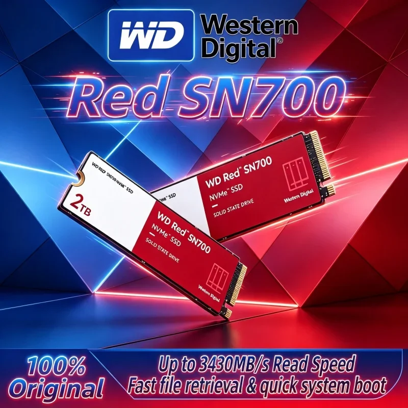 WD Red SN700 M.2 NVMe SSD Western Digital High TBW Low Latency Disk For Synology QNAP NAS Cache Upgrade