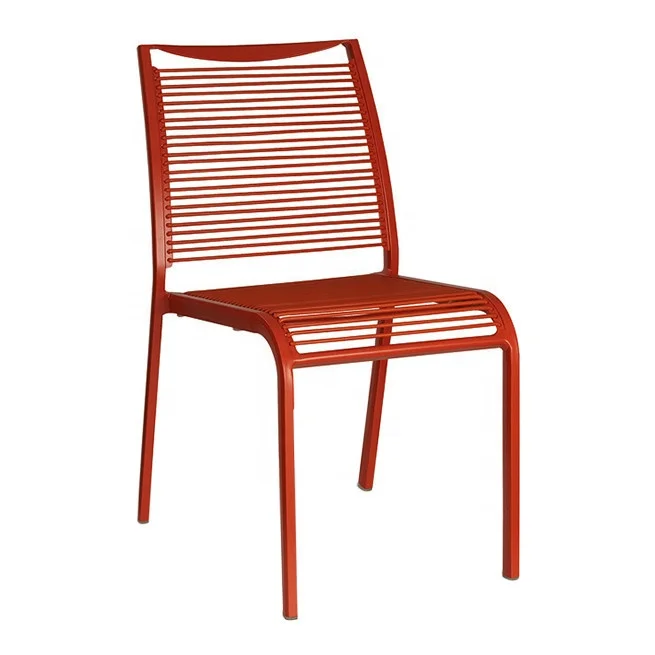 Aluminum Furniture Chair Thicken Back Chair Household Outdoor Metal Dining Coffee Chair