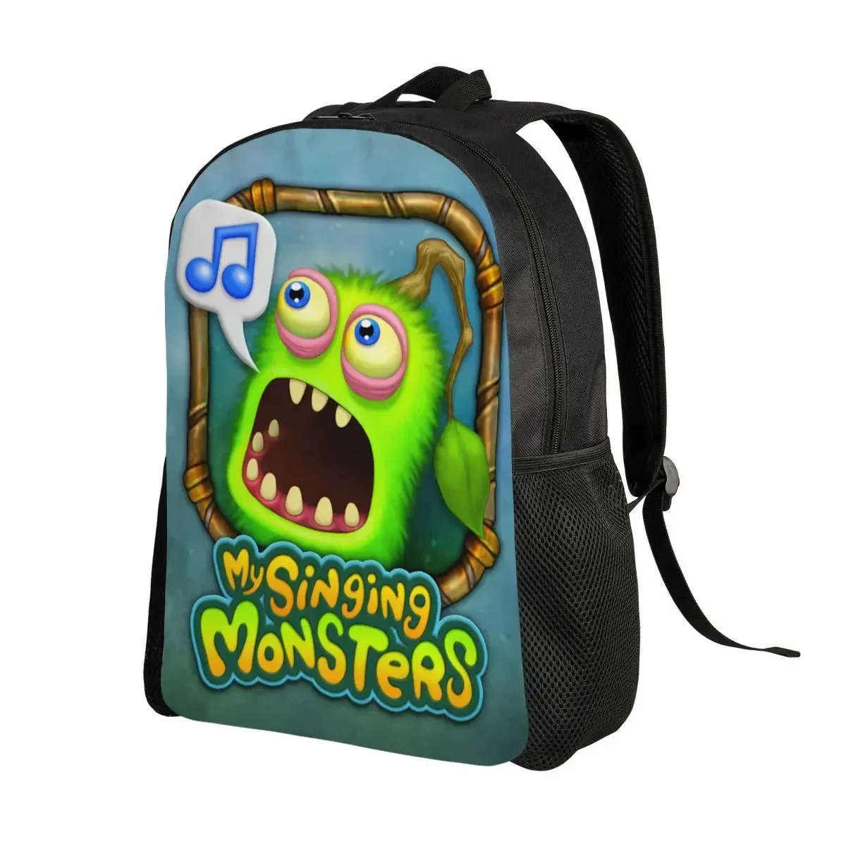Custom My Singing Monsters Backpack for Men Women Waterproof College School Cartoon Anime Game Bag Printing Bookbags
