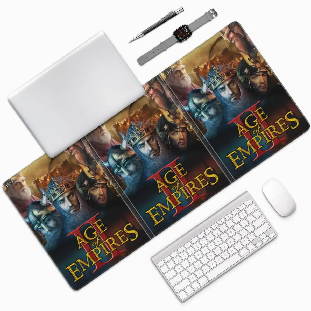 

Большой коврик для мыши Age Of Empires, коврик для компьютерной клавиатуры, коврик для мыши, геймерский коврик для ноутбука, офисные аксессуары, настольные коврики