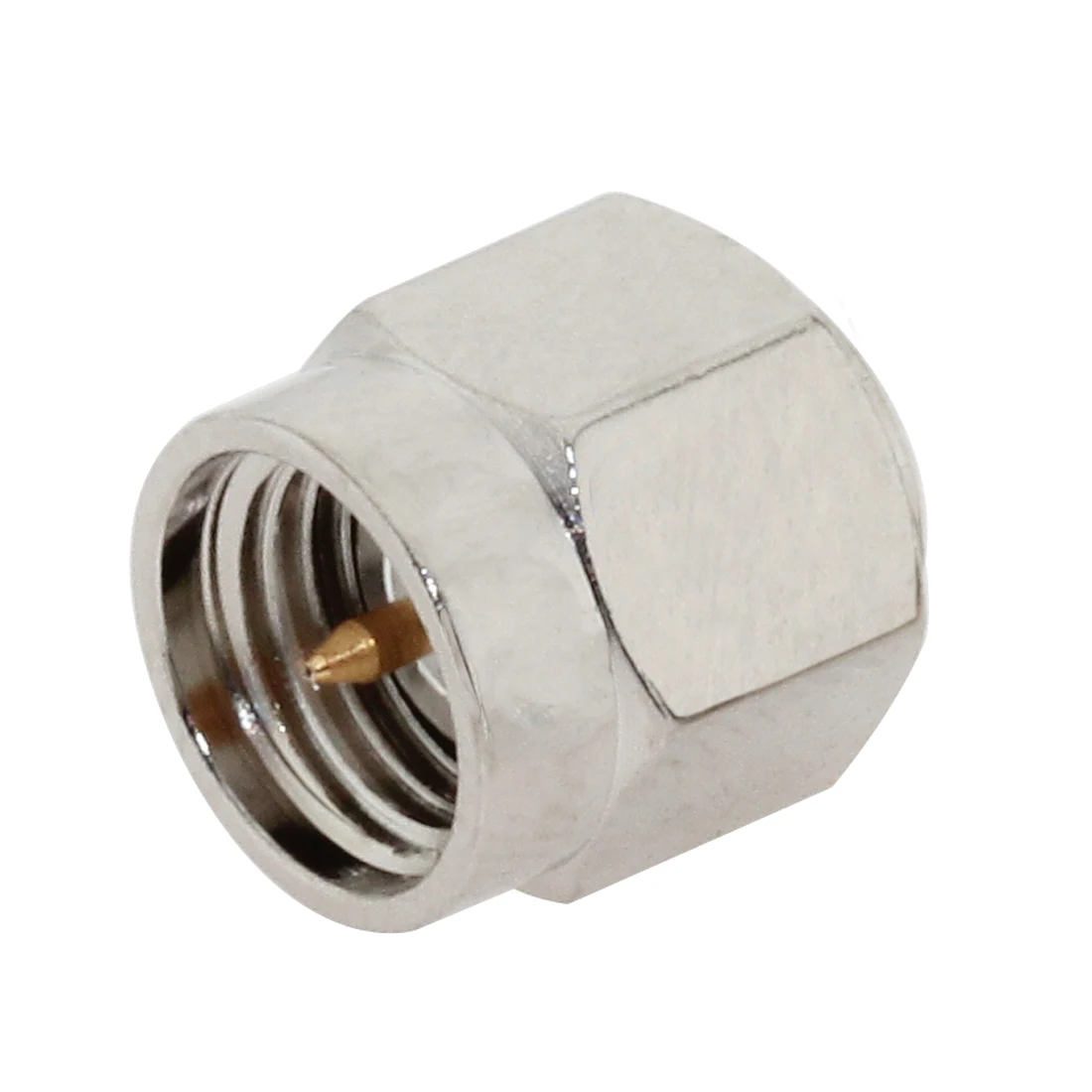Adaptador coaxial de carga macho SMA 6G RF, convertidor recto niquelado, venta al por mayor, nuevo, 1 ud.