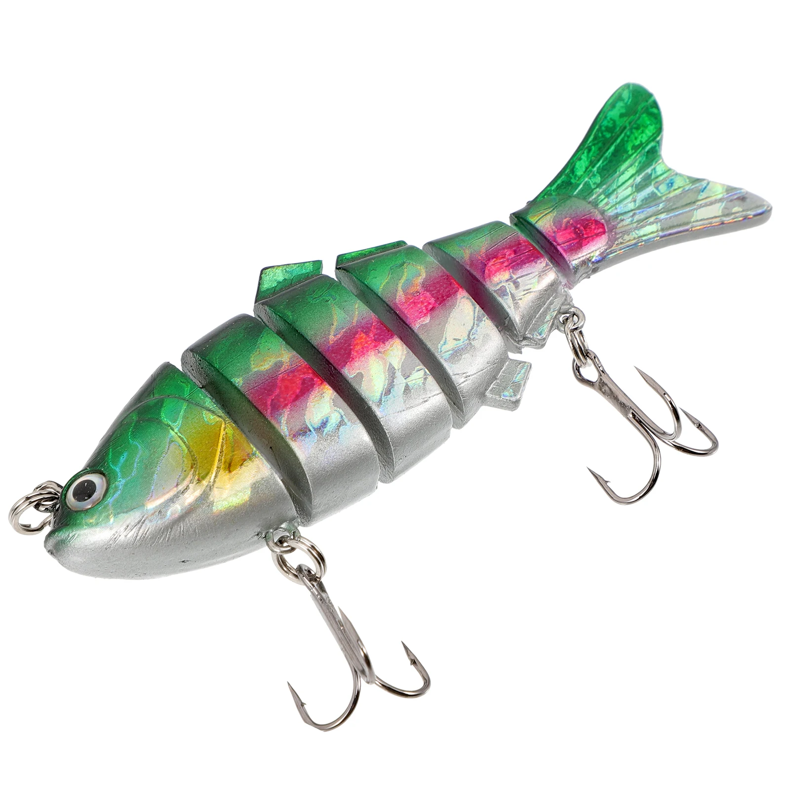 

Plastic Artificial Sinking Hook Perch Fake Bait Fishing Tool Tackle Durable Fresh Salt Water Outdoor Multi Section