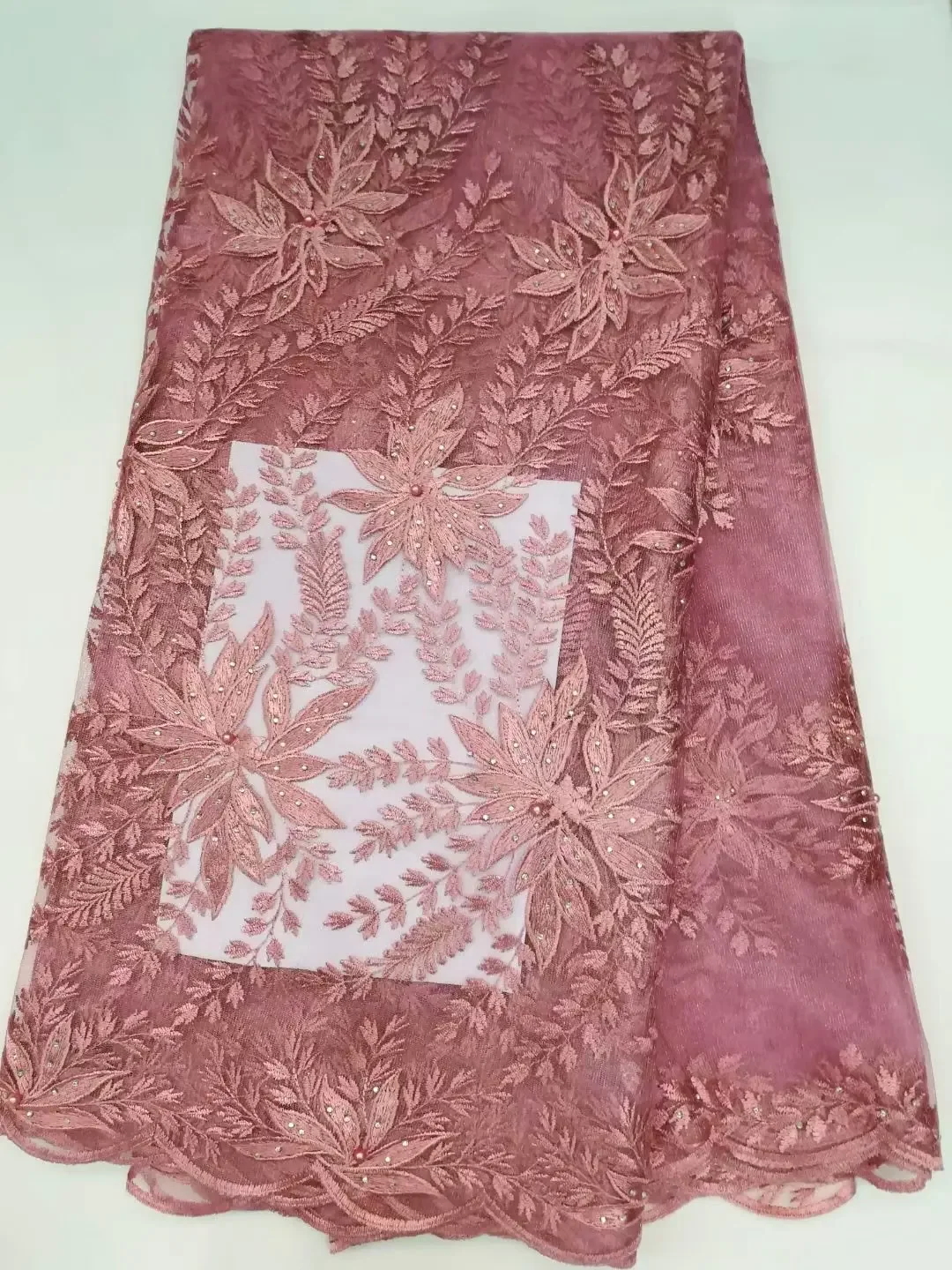 

3D Lace Fabric 2018 High Quality Lace French Laces Fabrics High Quality Tulle French Nigerian Lace Fabrics For Wedding