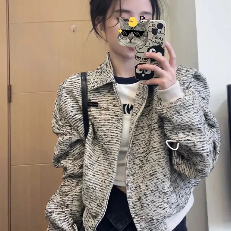 

Short Style Small Fragrant Jacket With Niche Design High-end Feeling Autumn Versatile Casual Jacket Top For Trendy Women P64