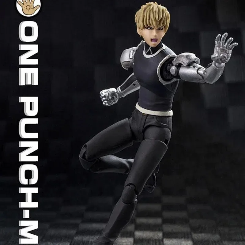 W magazynie Dasin/Great Toys/GT Model One Punch Man Saitama Genos Garou 1/12 14cm/5.5 Cal SHF/S.H.F PVC Figurka akcji Zabawki Prezenty